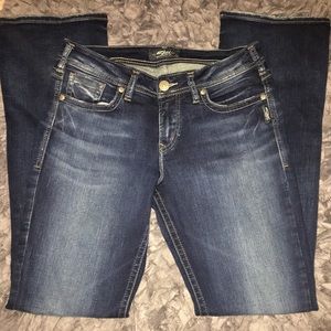Suki Slim Boot Silver Jeans W29/L33